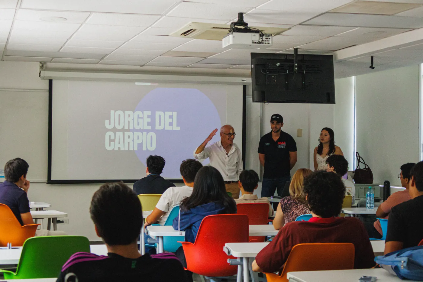 Industry guest speaker session with the team